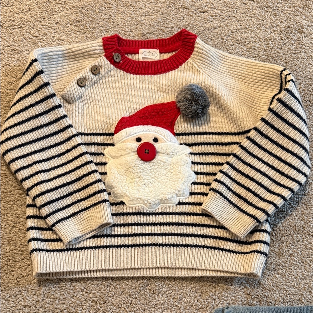 Striped Santa Sweater